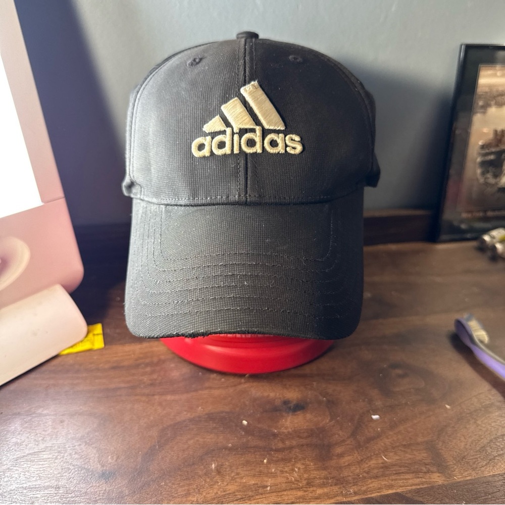 Adidas Black and White Logo Cap